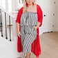 Modern Stripes Sleeveless Jumpsuit