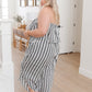 Modern Stripes Sleeveless Jumpsuit