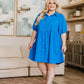 Morning Glory Button Down Dress