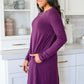 Most Reliable Long Sleeve Knit Dress In Plum