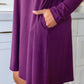 Most Reliable Long Sleeve Knit Dress In Plum