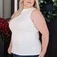 My Girl Knit Mock Neck Tank