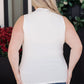 My Girl Knit Mock Neck Tank