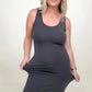 Zenana Cotton Midi Tank Dress