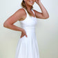 Fawnfit 3 in 1 Athleisure Mini Tank Dress with Built-in Bra & Shorts