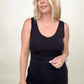 Zenana Cotton V-Neck Midi Tank Dress