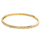 Cubic Zirconia Hinged Bangle Bracelet (With Box)
