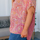 No Competition Mixed Print Button Down