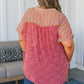 No Competition Mixed Print Button Down