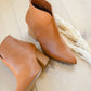 No Doubt Notched Ankle Boots In Brown
