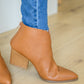 No Doubt Notched Ankle Boots In Brown