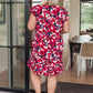 No Downside Floral Dress