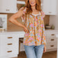 Not So Serious Floral Blouse