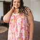 Not So Serious Floral Blouse in Pink