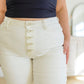 Not Too Salty High Rise Wide Leg Cropped Jeans