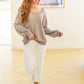 Not Too Salty High Rise Wide Leg Cropped Jeans