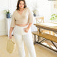 Not Too Salty High Rise Wide Leg Cropped Jeans
