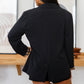 Notting Hill Plaid Lined Blazer in Black