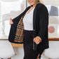 Notting Hill Plaid Lined Blazer in Black