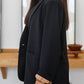 Notting Hill Plaid Lined Blazer in Black