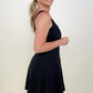 Fawnfit 3 in 1 Athleisure Mini Tank Dress with Built-in Bra & Shorts