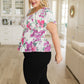 Oh So Simple Floral Blouse