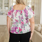 Oh So Simple Floral Blouse