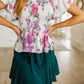 Oh So Simple Floral Blouse