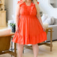 On Fire Ruffle Detail Dress