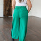 On The Other Side Wide Leg Pants in Green