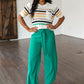 On The Other Side Wide Leg Pants in Green