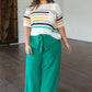 On The Other Side Wide Leg Pants in Green
