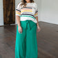 Derby Nights Retro Striped Top