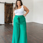 On The Other Side Wide Leg Pants in Green