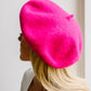 Ooh La La Beret in Hot Pink