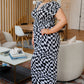 Osborn Wide Leg Patterned Jumpsuit