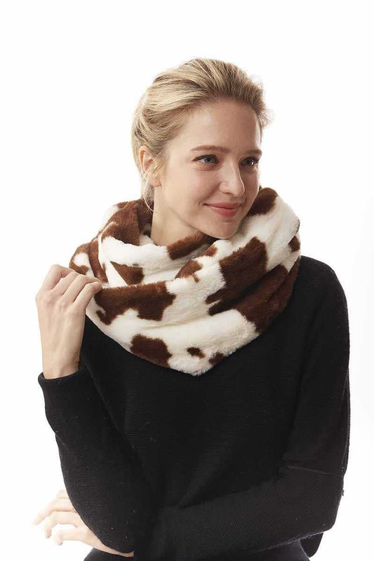 Cow Print Infinty Scarf