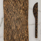 Palm Wood Cheese Board And Knife Set
