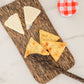 Palm Wood Cheese Board And Knife Set