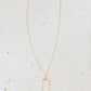 Paperclip Pendant Necklace
