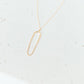 Paperclip Pendant Necklace
