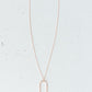 Paperclip Pendant Necklace