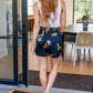 Party Animal Leopard Print Satin Set in Black