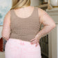 Pearl Diver Layering Top in Beige