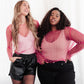 Pearl Diver Layering Top in Pink