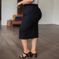 Pencil Me In Pencil Skirt in Black