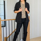 Penelope Knee High Boots In Black
