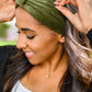 Perfect Plush Corduroy Headband In Olive