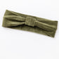 Perfect Plush Corduroy Headband In Olive
