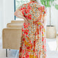 Please Don't Go Floral Midi Dress